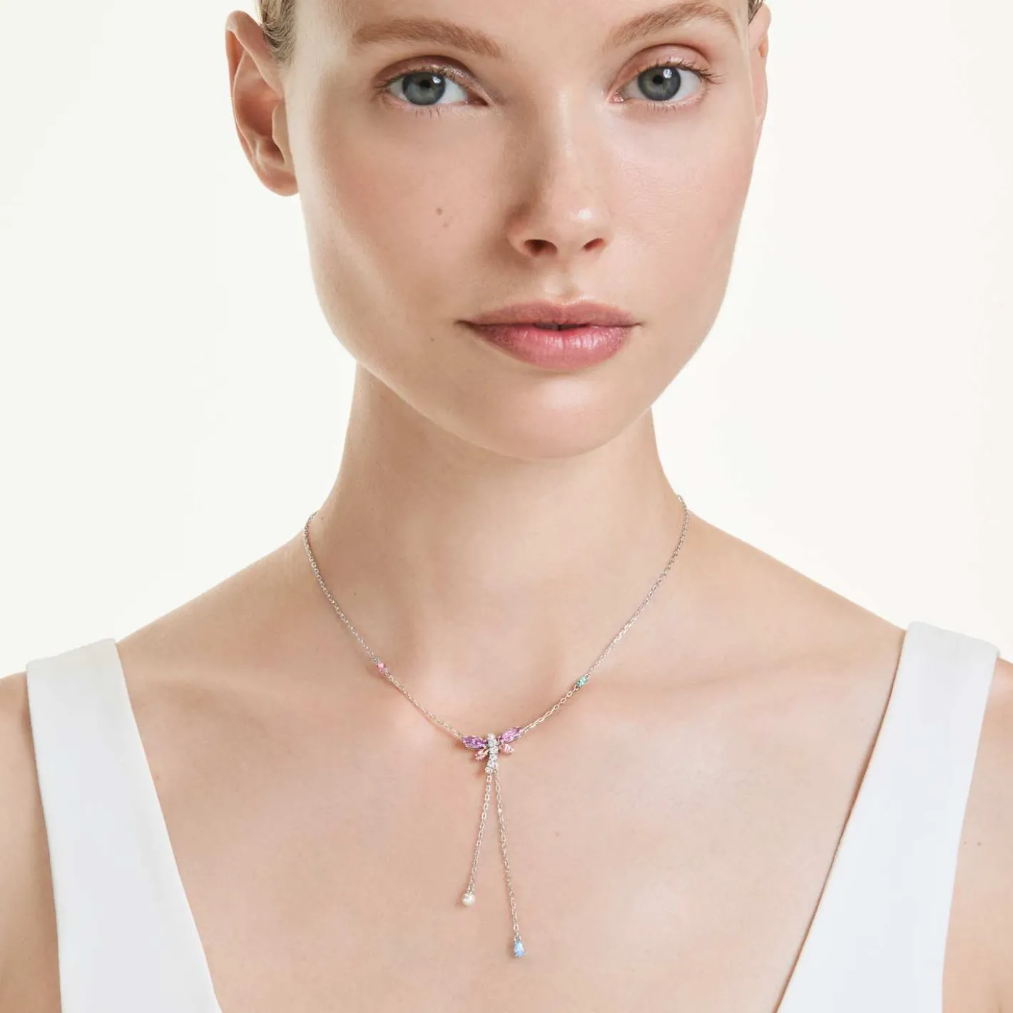 Ariana Grande x Swarovski Y necklace