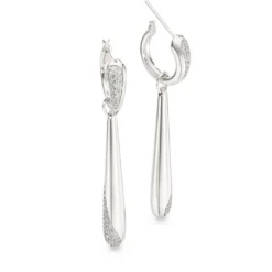 Classica drop and hoop earrings