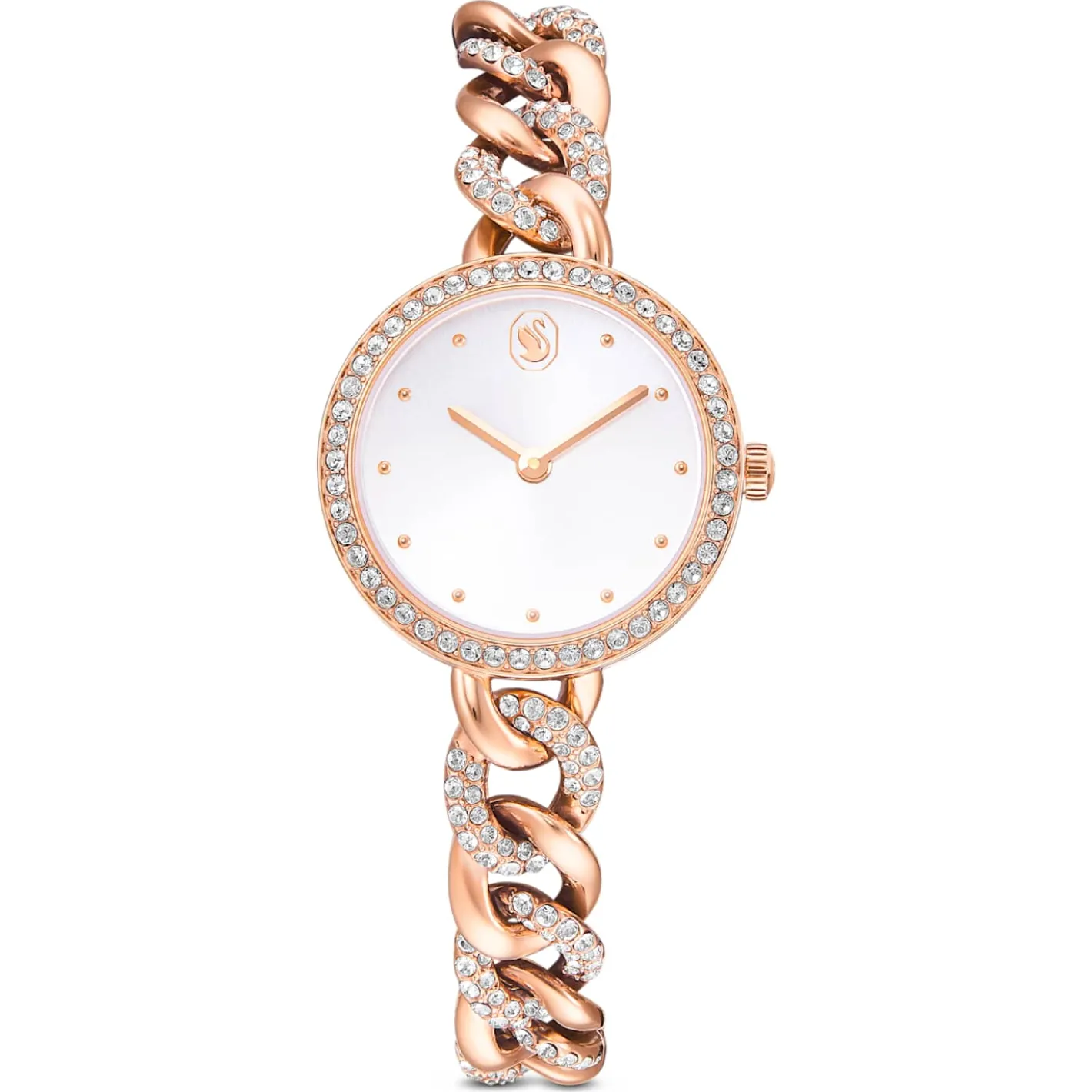 Cocktail round watch