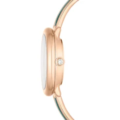 Crystalline bangle watch