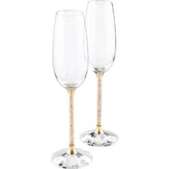 Crystalline Toasting Flutes