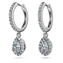 Eternity drop earrings
