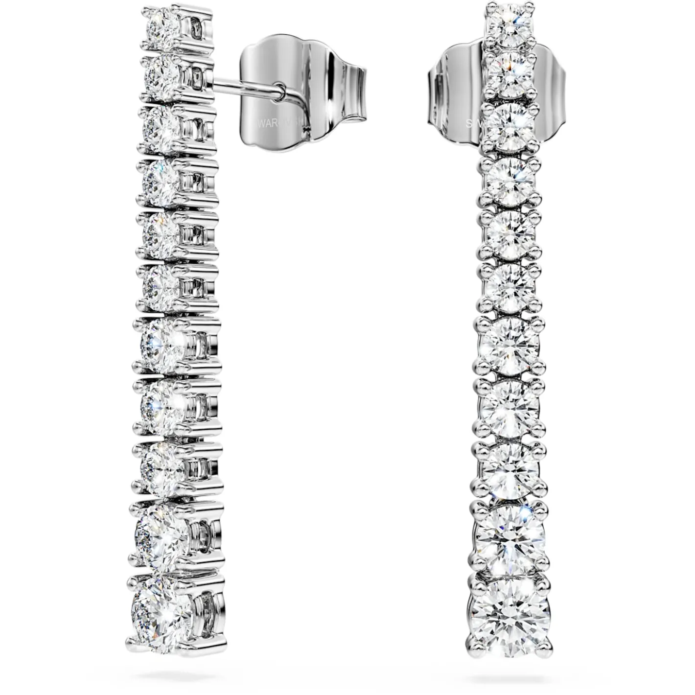 Eternity drop earrings