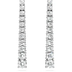 Eternity drop earrings