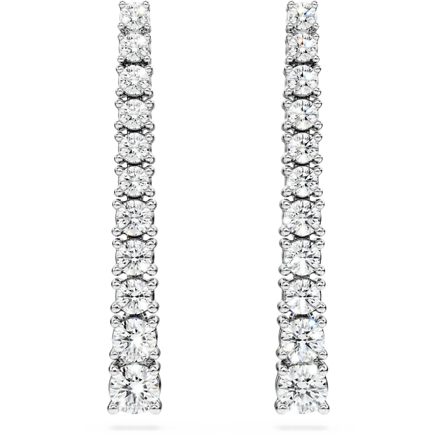 Eternity drop earrings