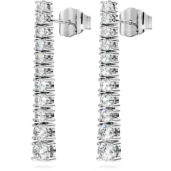 Eternity drop earrings