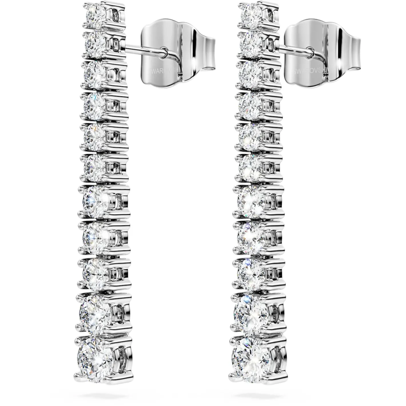 Eternity drop earrings