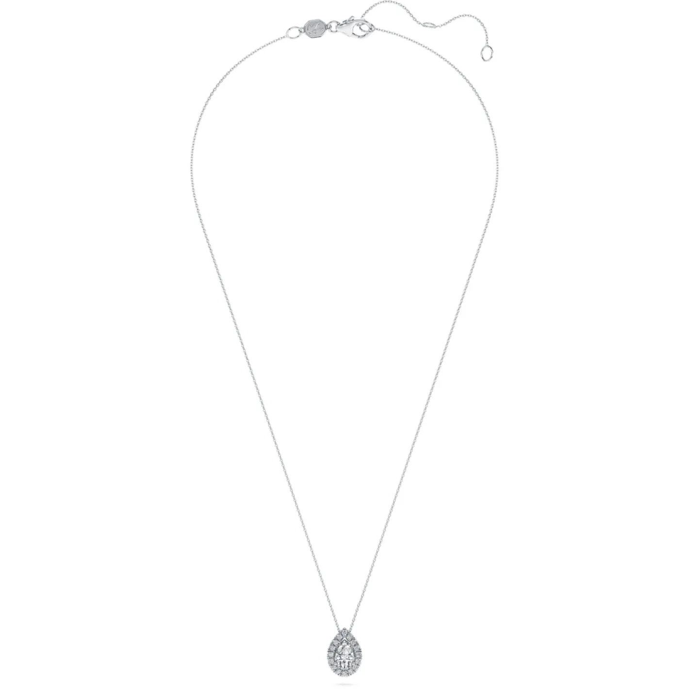 Eternity halo solitaire pendant