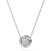 Eternity halo solitaire pendant