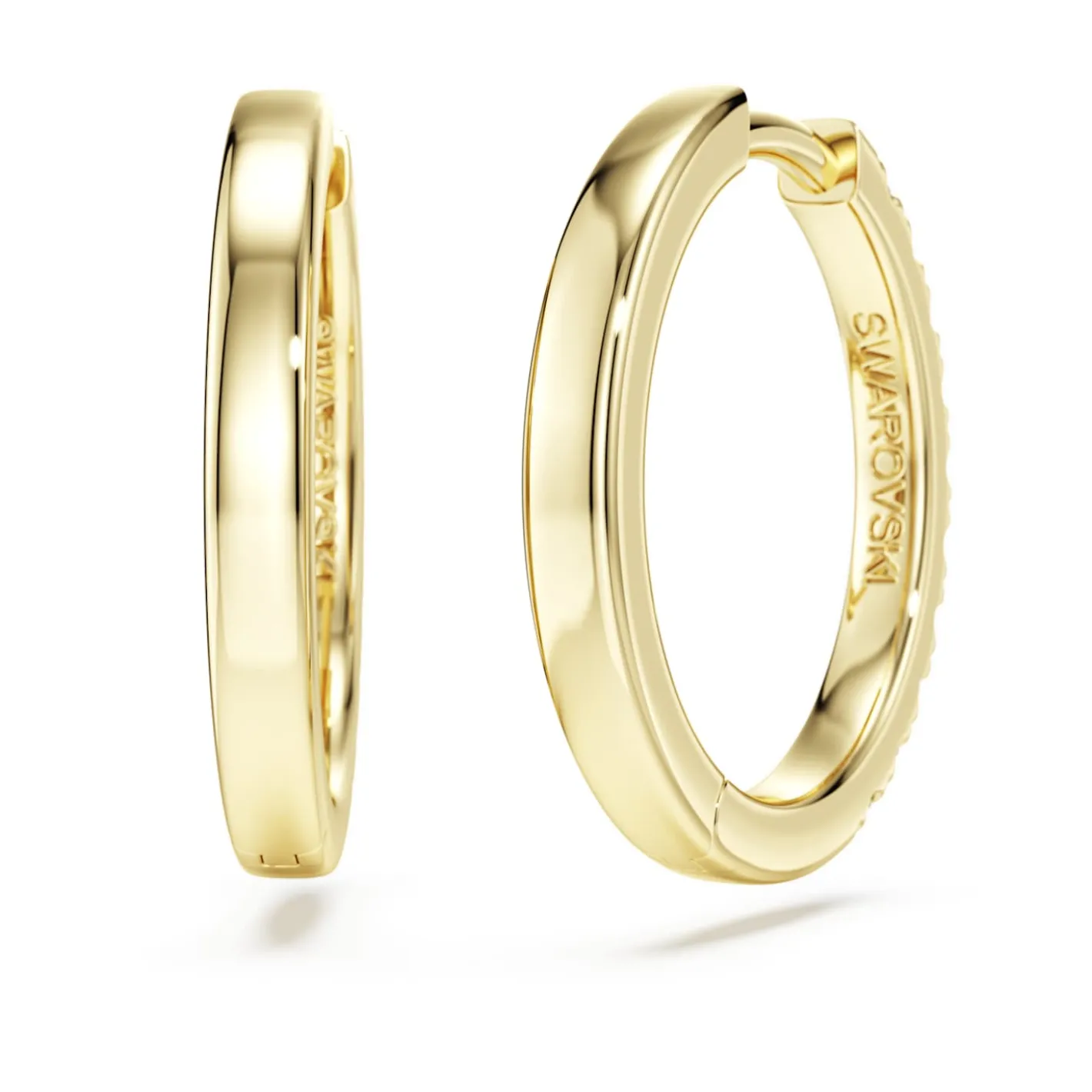 Eternity hoop earrings