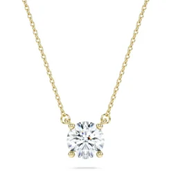 Eternity solitaire pendant