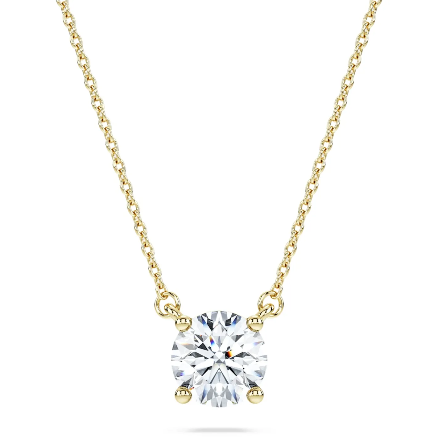 Eternity solitaire pendant