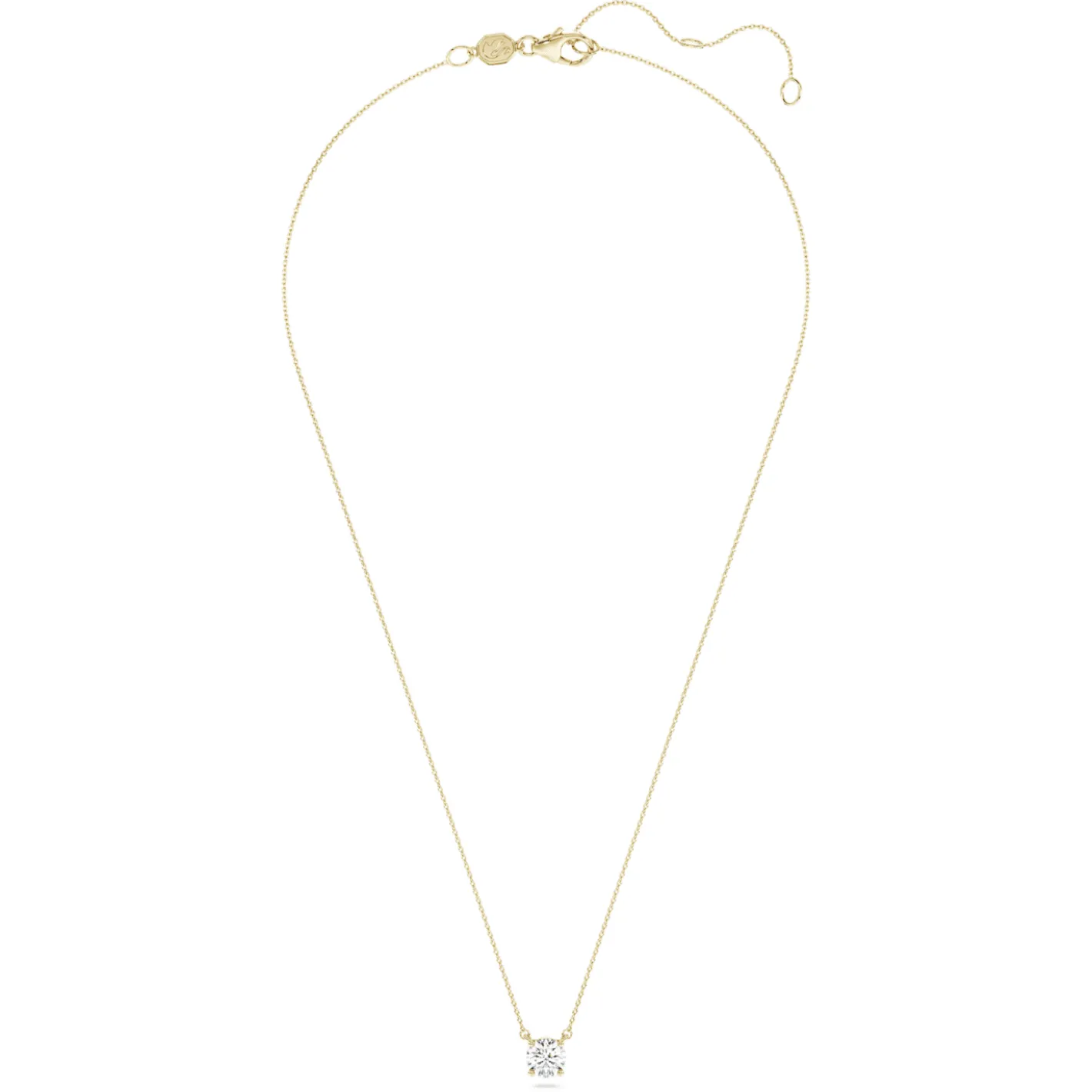 Eternity solitaire pendant