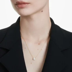 Eternity solitaire pendant