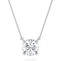 Eternity solitaire pendant