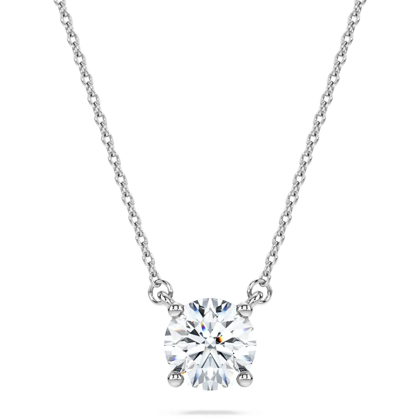 Eternity solitaire pendant