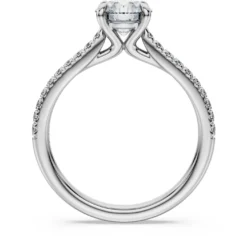 Eternity solitaire ring