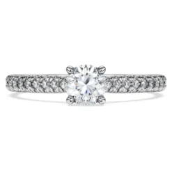 Eternity solitaire ring
