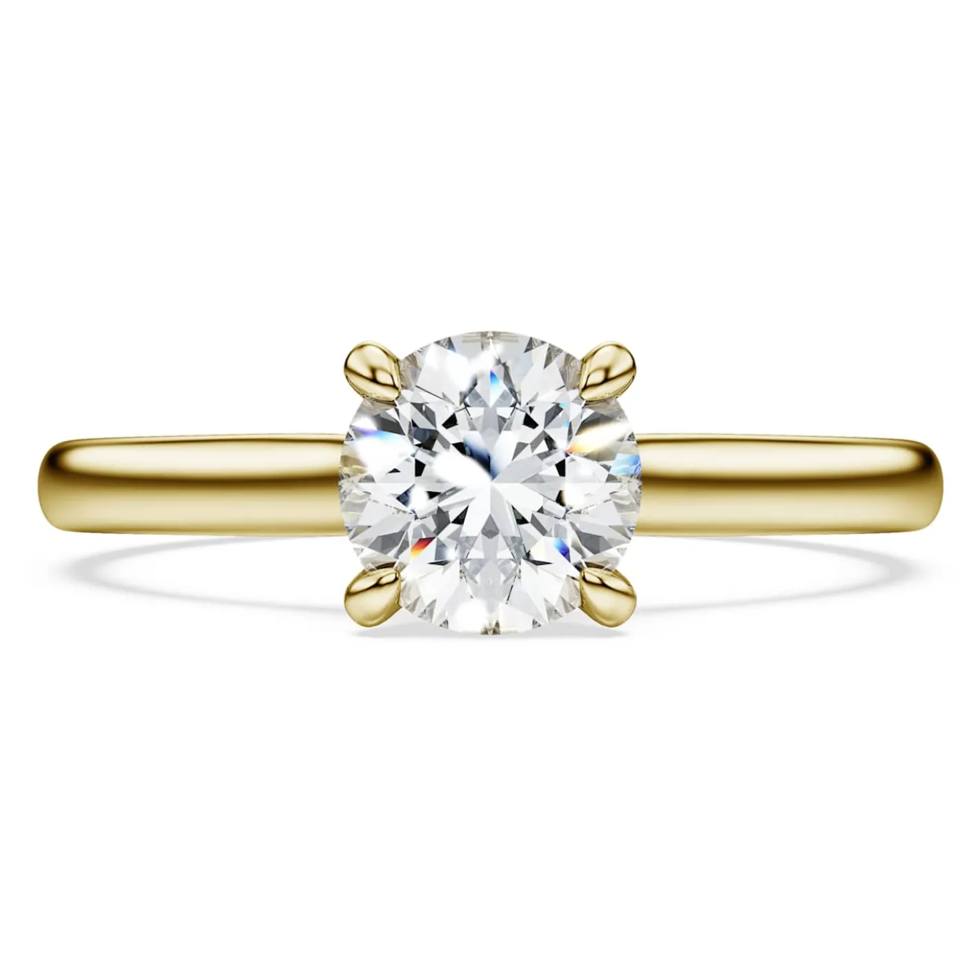 Eternity solitaire ring