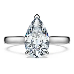 Eternity solitaire ring