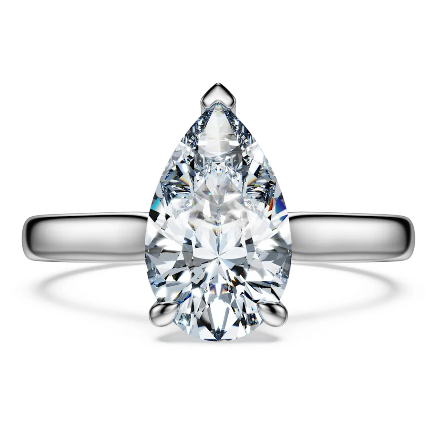 Eternity solitaire ring