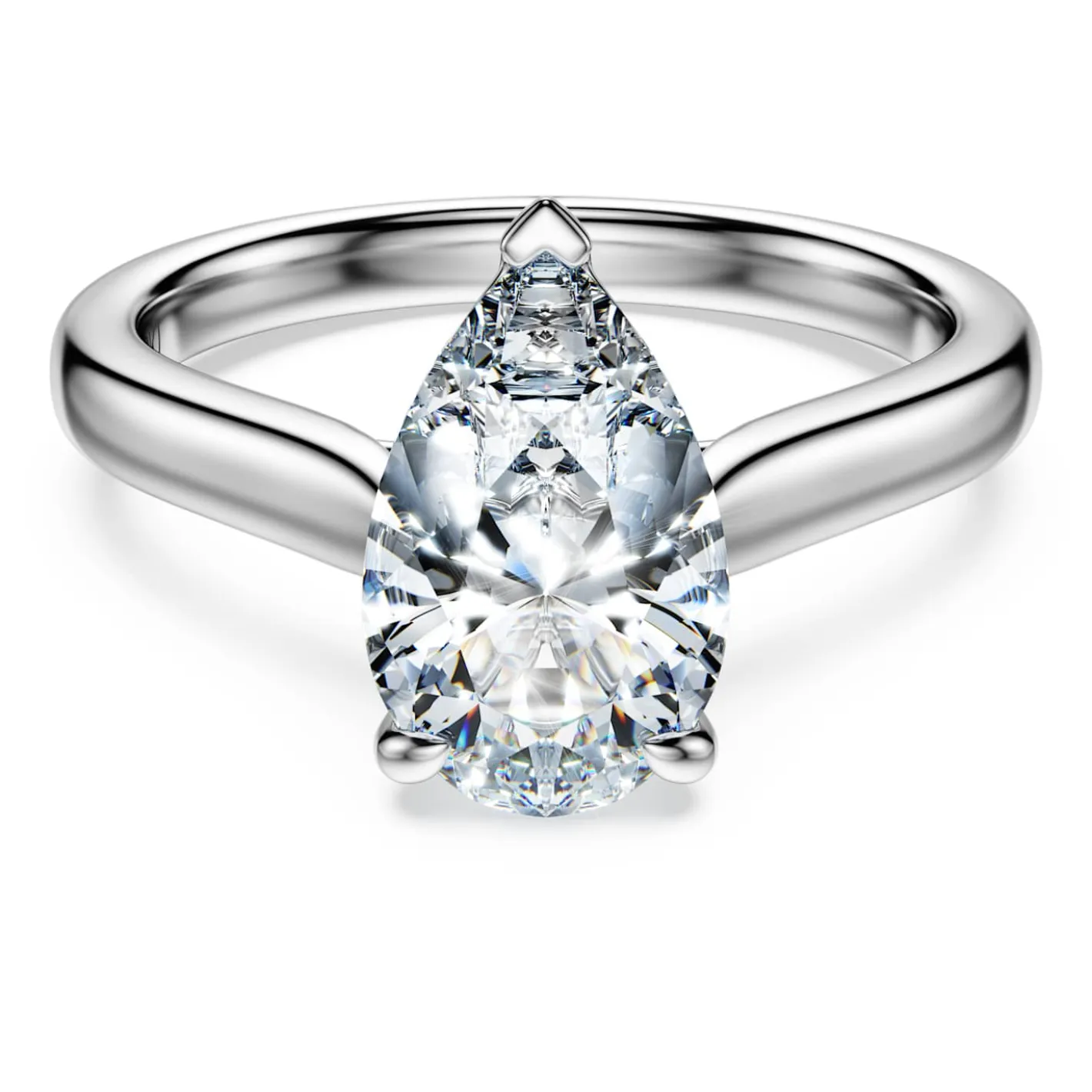 Eternity solitaire ring