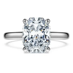 Eternity solitaire ring