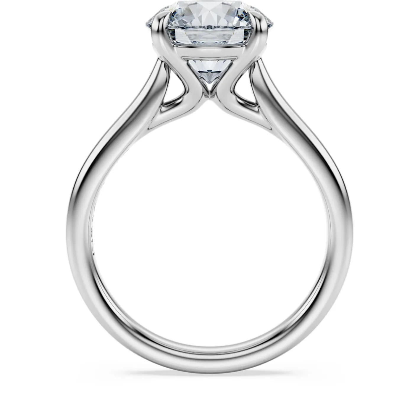 Eternity solitaire ring