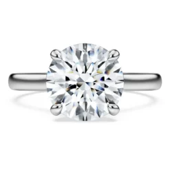 Eternity solitaire ring