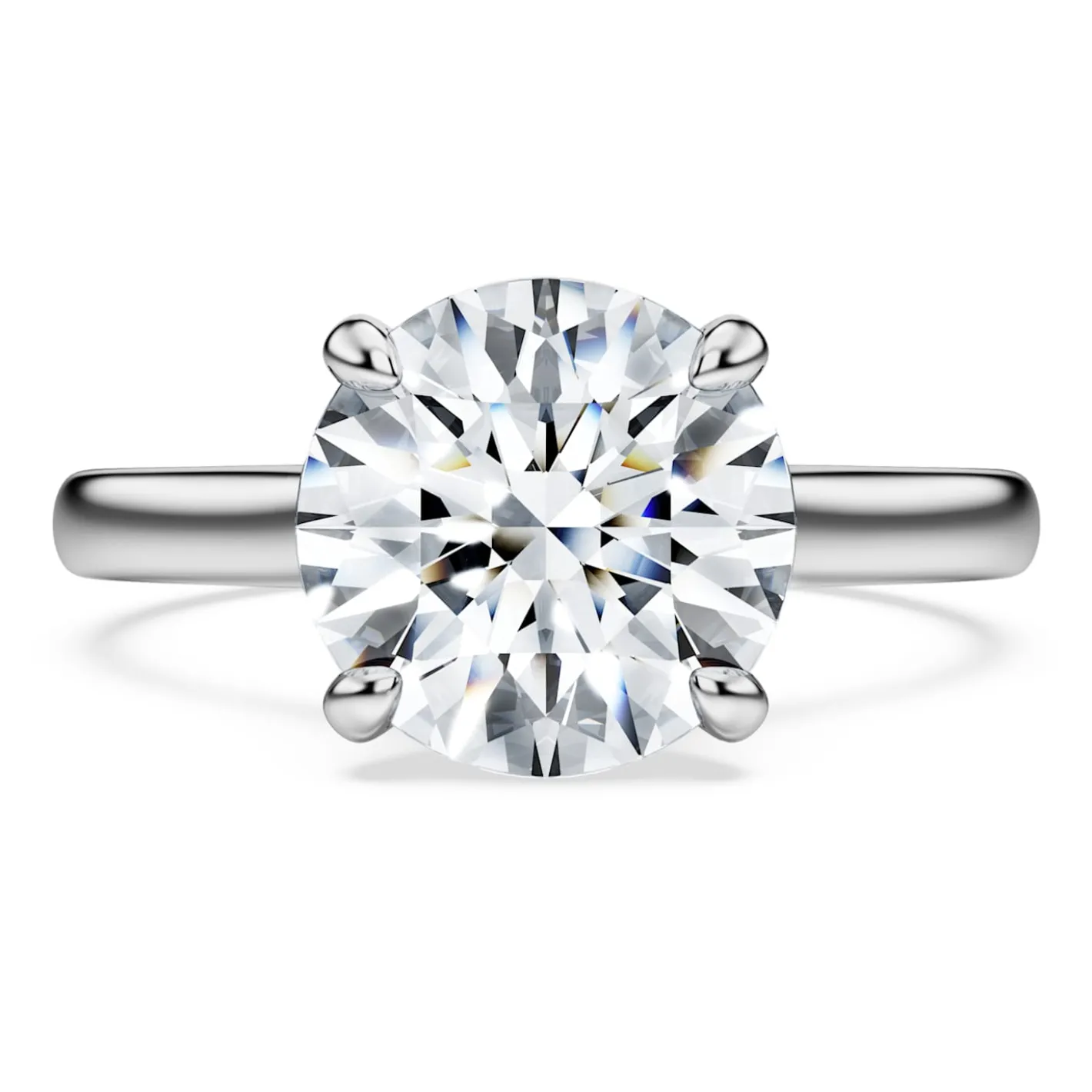 Eternity solitaire ring