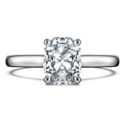 Eternity solitaire ring