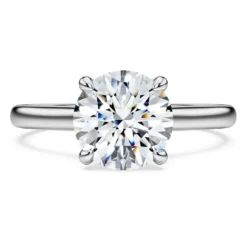 Eternity solitaire ring