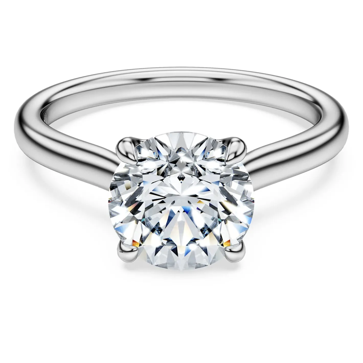 Eternity solitaire ring