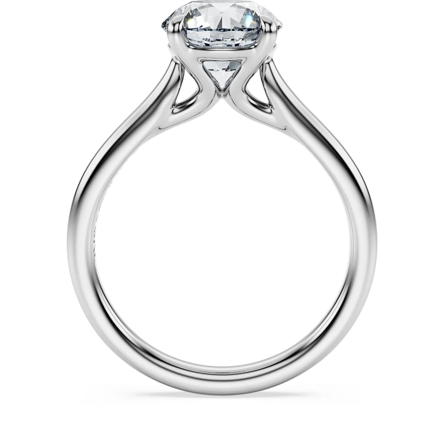 Eternity solitaire ring