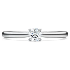 Eternity solitaire ring