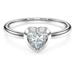 Eternity solitaire ring