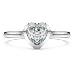 Eternity solitaire ring