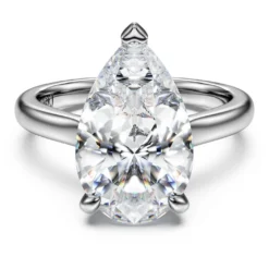 Eternity solitaire ring