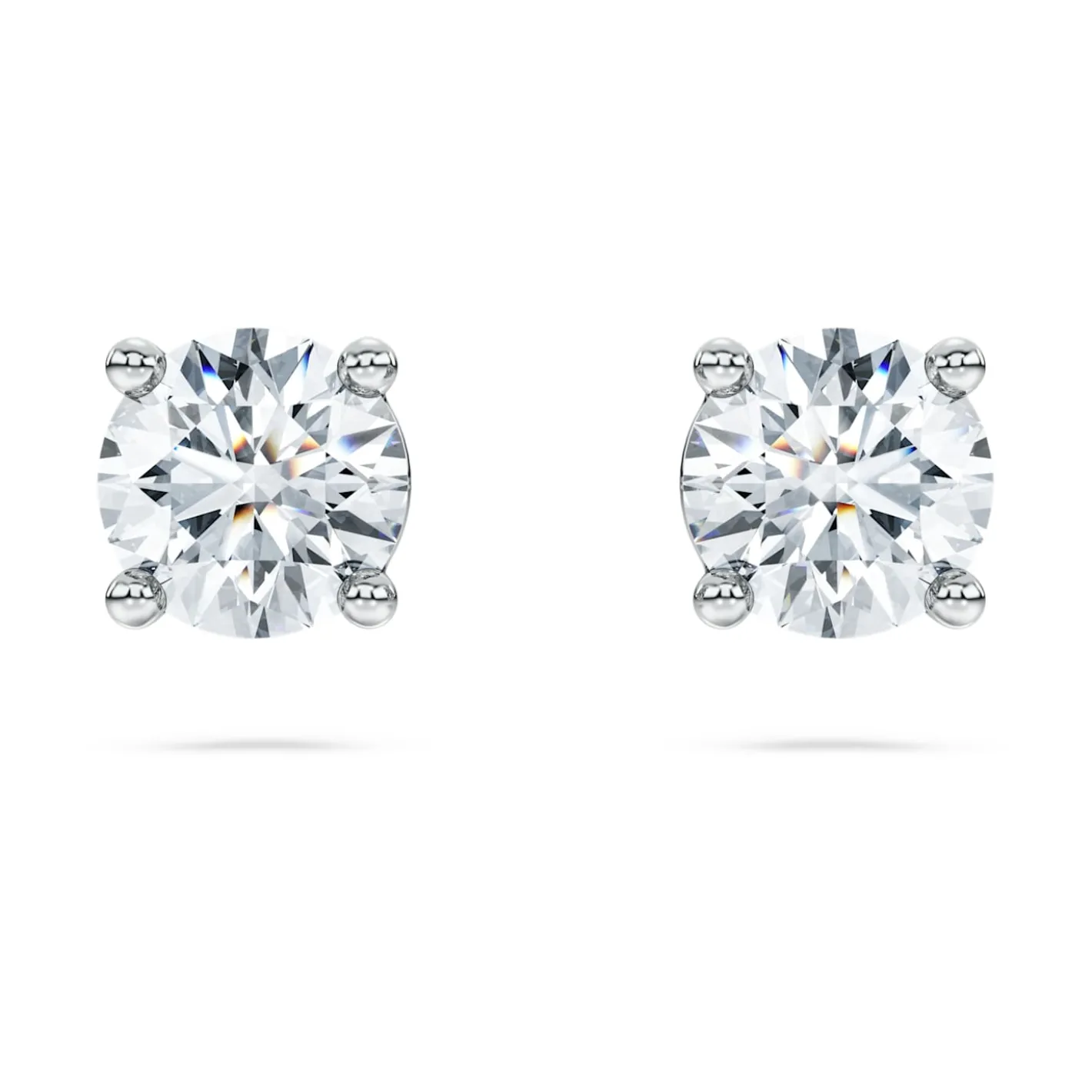 Eternity solitaire stud earrings