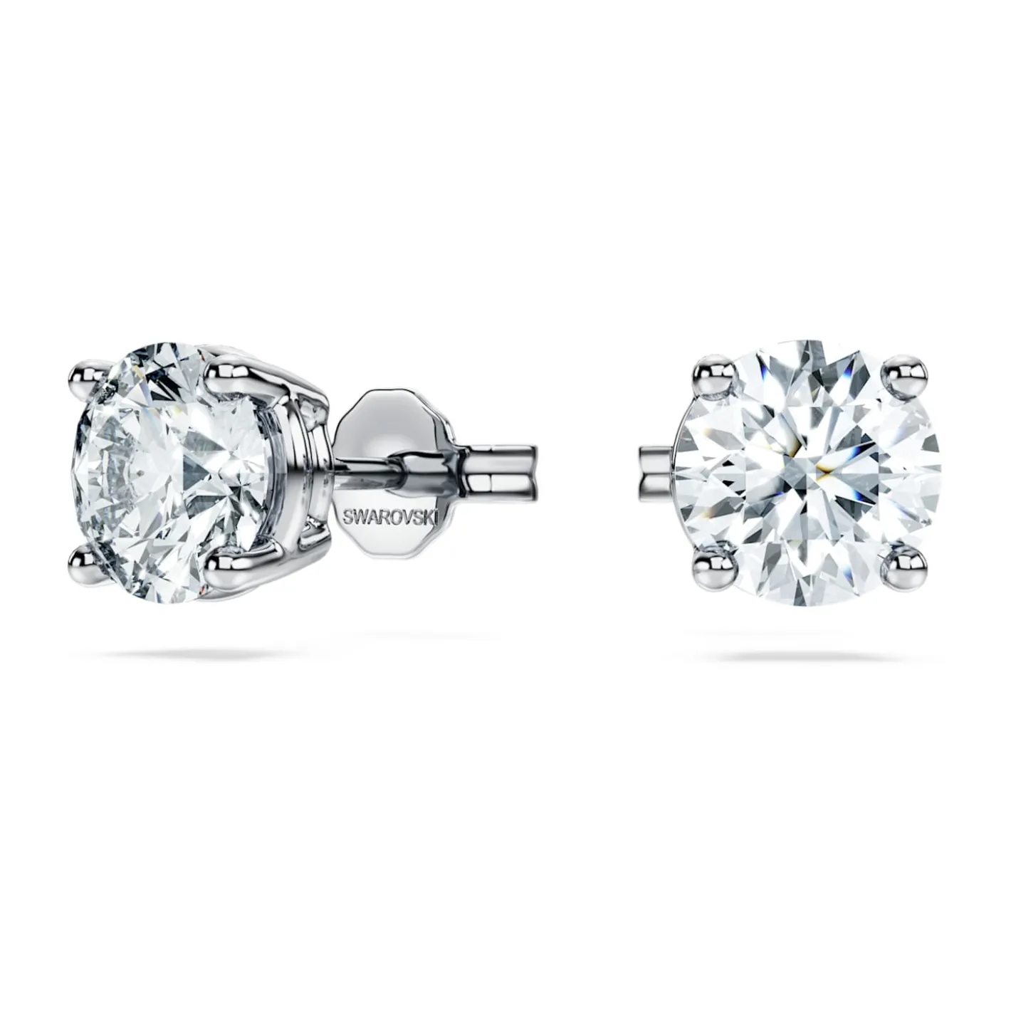 Eternity solitaire stud earrings