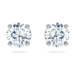 Eternity solitaire stud earrings