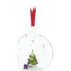 Holiday Cheers Tree and Gifts Ball Ornament