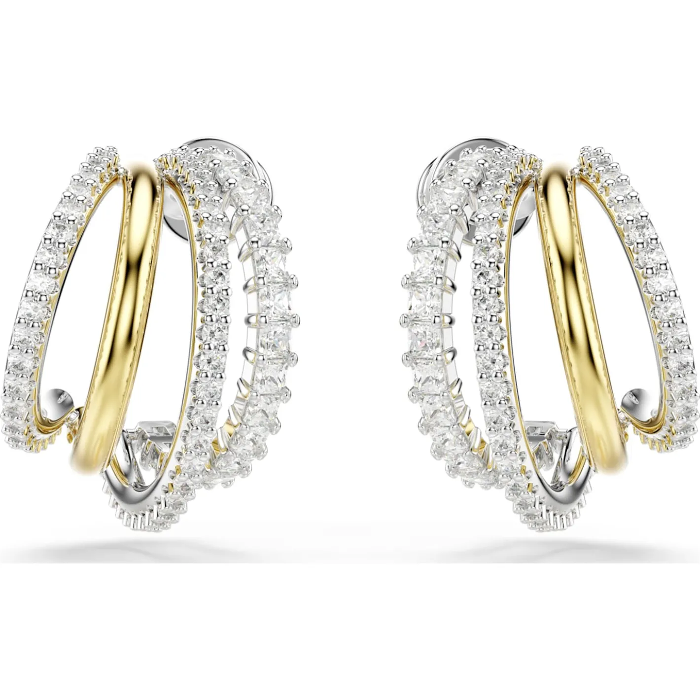 Hyperbola hoop earrings