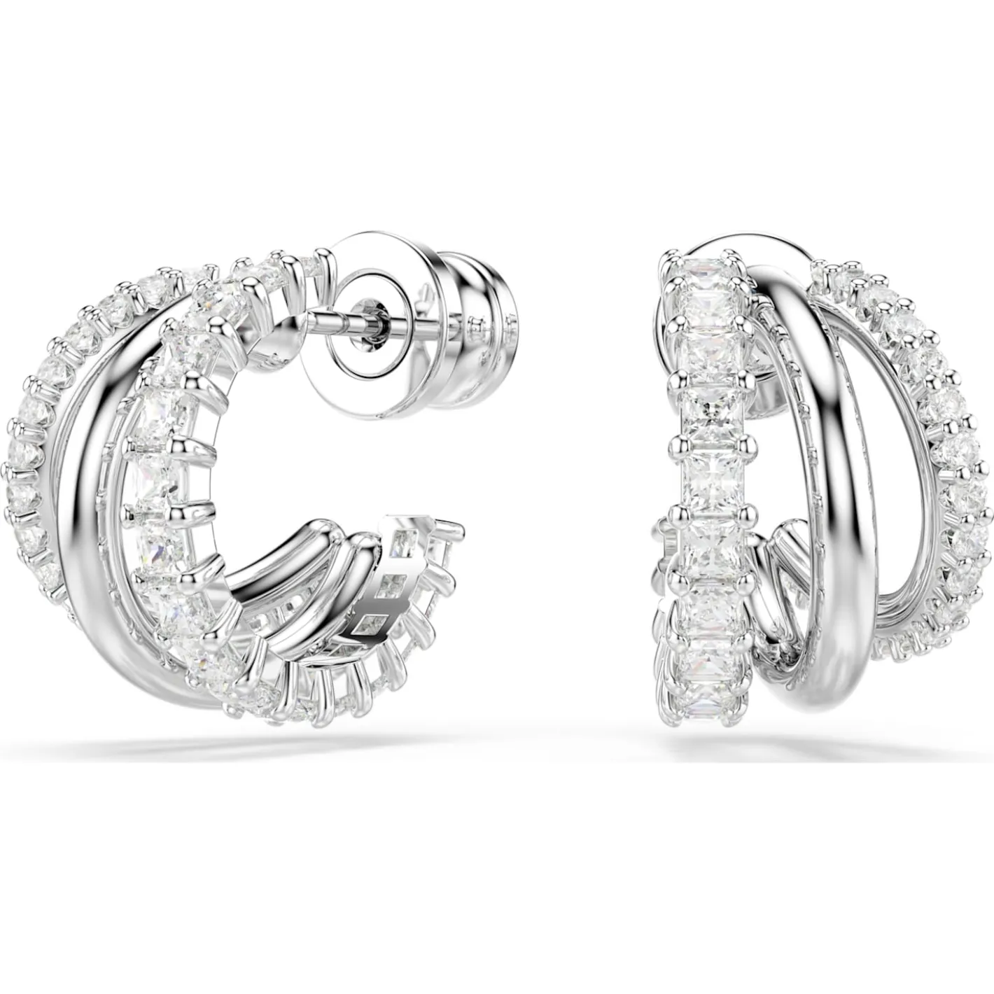 Hyperbola hoop earrings