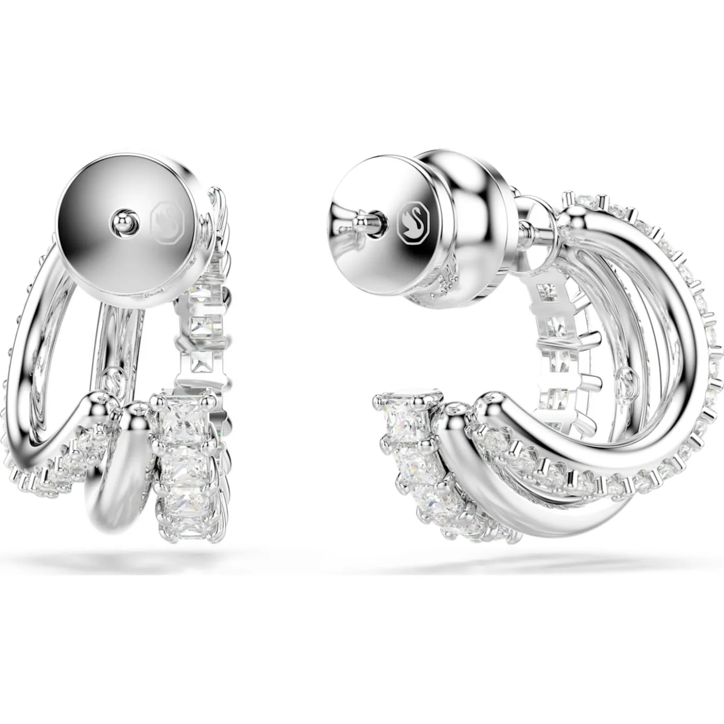 Hyperbola hoop earrings