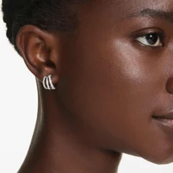 Hyperbola hoop earrings