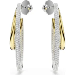 Hyperbola hoop earrings