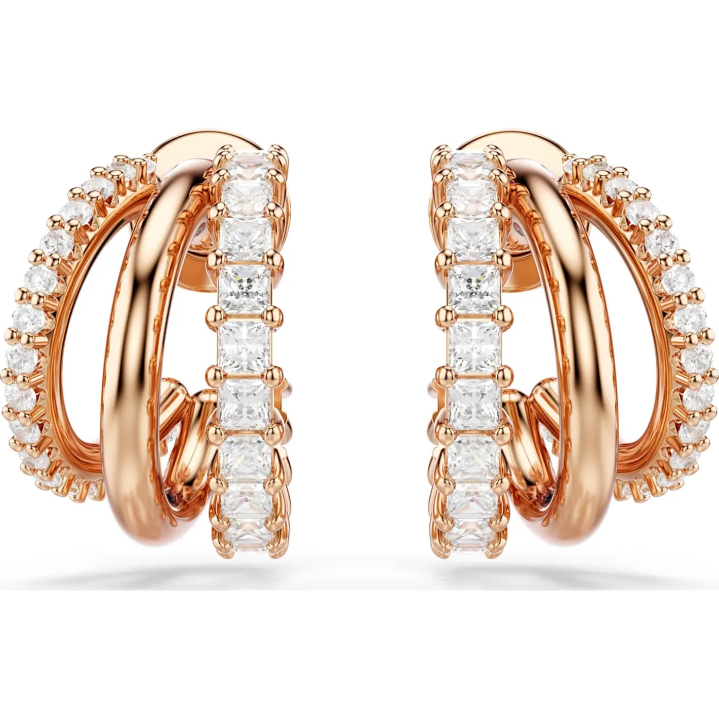 Hyperbola hoop earrings