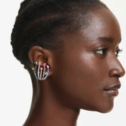 Matrix clip earrings
