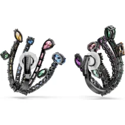 Matrix clip earrings